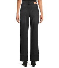 Dear John Holly Stretch Twill Straight Leg Wide Hem Jeans