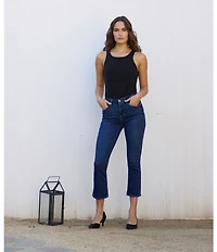 Dear John Jeanne High Rise Cropped Flare Jeans
