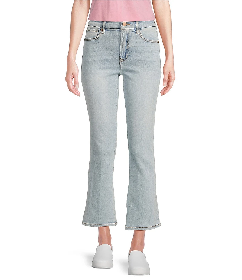 Dear John Jeanne Stretch Denim High Rise Ankle Length Flare Jeans