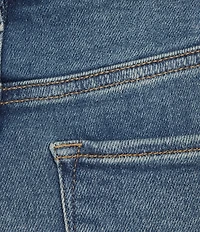 Dear John Jeanne Stretch Denim High Rise Kick Flare Cropped Jeans