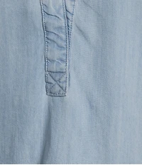 Dear John Julia V-Neck Cap Sleeve Blouse