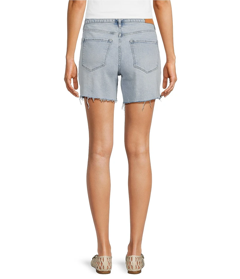 Dear John Julian Denim Straight Leg Cut Off Hem Shorts