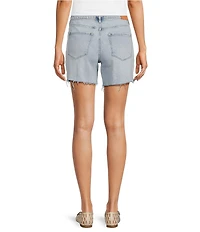 Dear John Julian Denim Straight Leg Cut Off Hem Shorts
