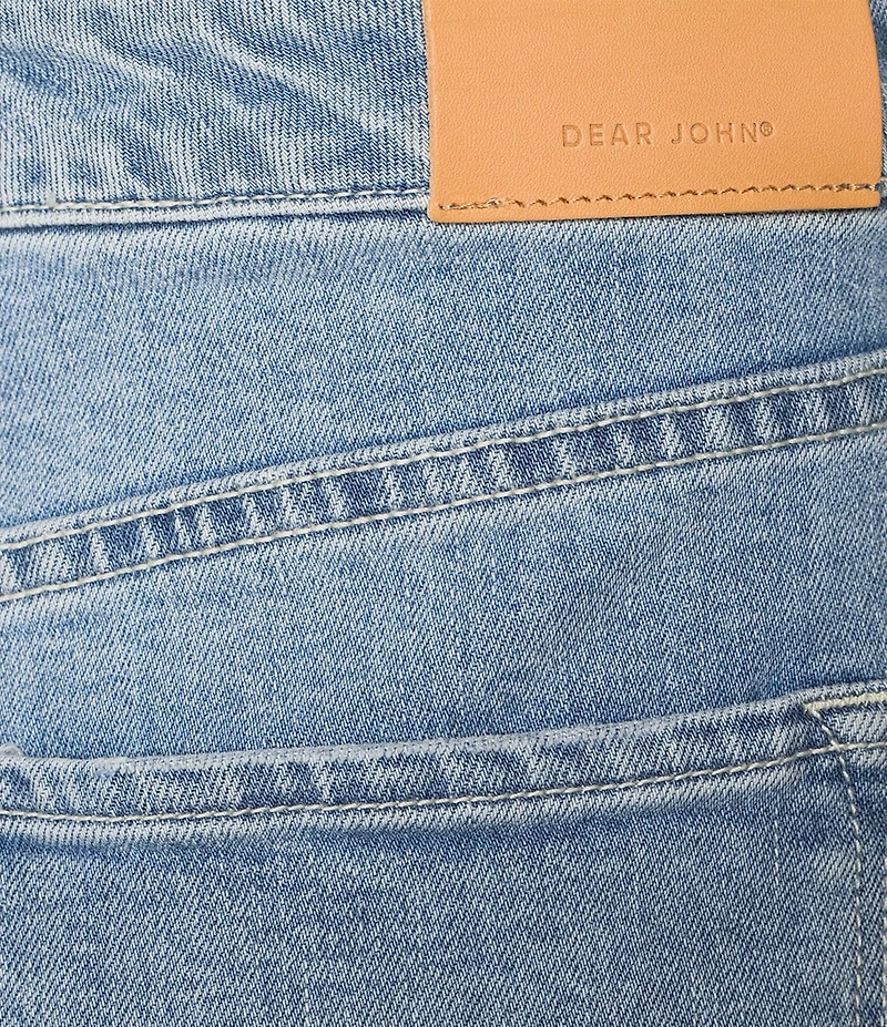 Dear John Julian Stretch Denim Frayed Hem Shorts