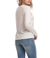 Dear John Kathy Crew Neck Long Sleeve T-Shirt