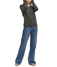 Dear John Kathy Crew Neck Long Sleeve T-Shirt