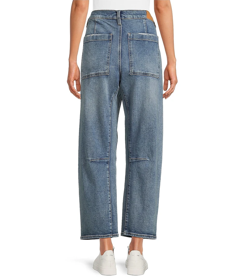 Dear John Lasso High-Rise Cropped Loose Barrel Jeans