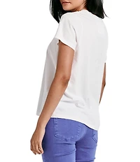 Dear John Madelyn V-Neck Short Sleeve Slim Fitting T-shirt