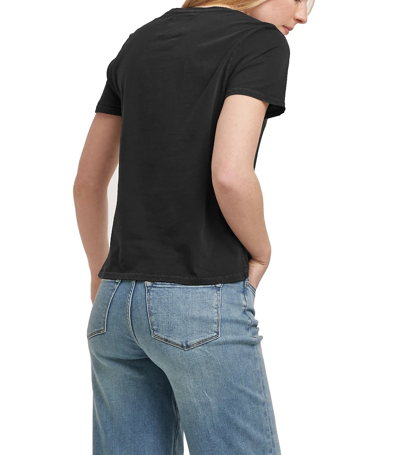 Dear John Madelyn V-Neck Short Sleeve Slim Fitting T-shirt