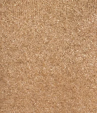 Dear John Maleni Knit Metallic Round Neck 3/4 Puff Sleeve Top