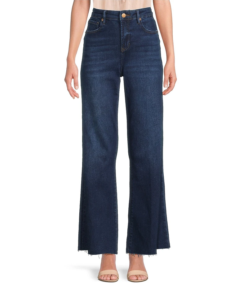 Dear John Micah Stretch Denim Wide Leg Jeans