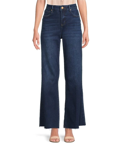 Dear John Micah Stretch Denim Wide Leg Jeans