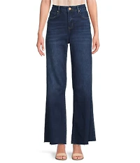 Dear John Micah Stretch Denim Wide Leg Jeans