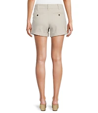 Dear John North Hampton Twill Mid Rise Folded Hem Shorts