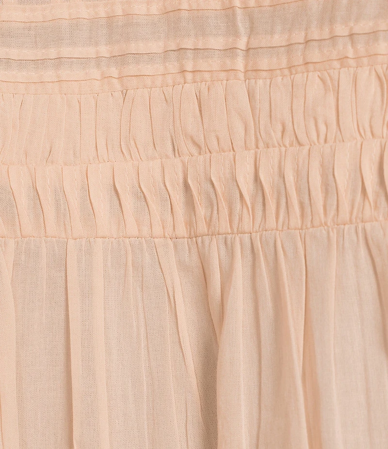 Dear John Shaya Woven Crew Neck Sleeveless Button Front Blouse