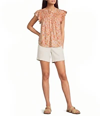 Dear John South Hampton Twill Mid Rise Shorts