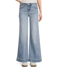 Dear John Stretch Denim Fiona Wide Leg Jeans