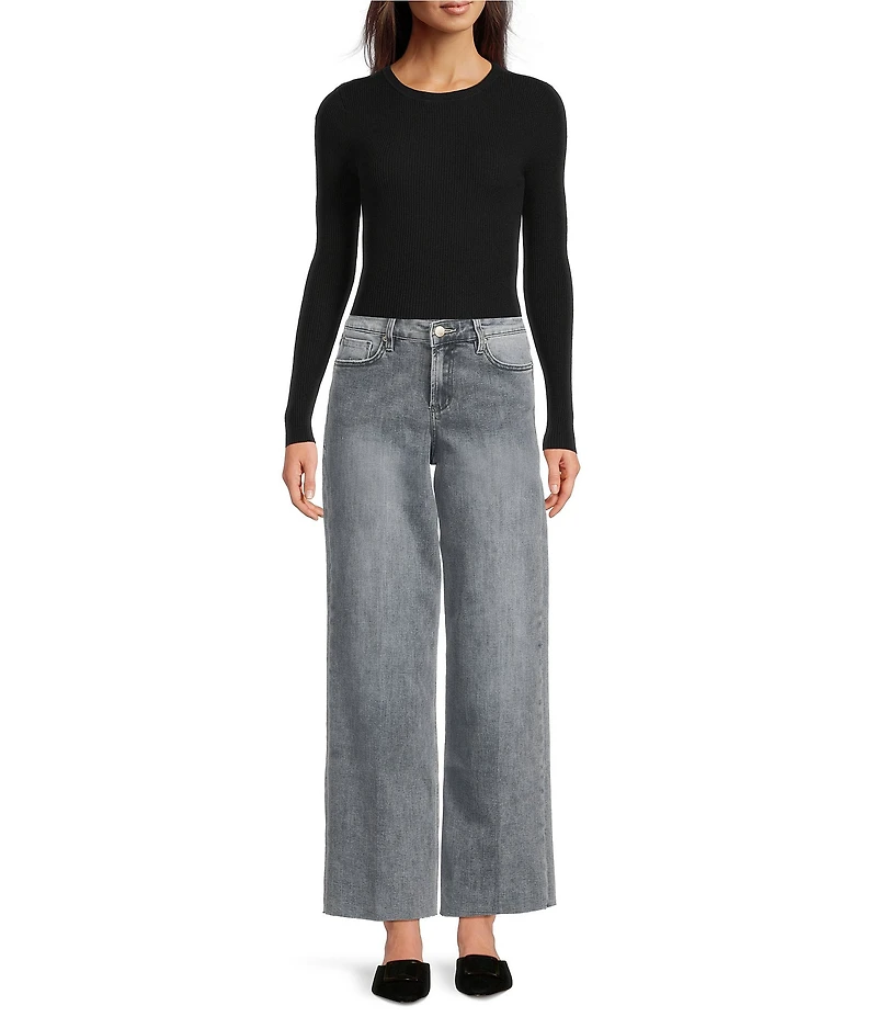 Dear John Taylor Stretch Denim Mid Rise Ankle Length Straight Leg Jeans