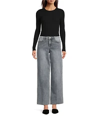 Dear John Taylor Stretch Denim Mid Rise Ankle Length Straight Leg Jeans