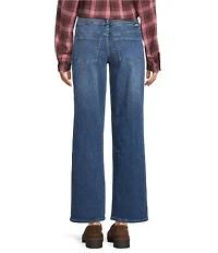 Dear John Taylor Stretch Denim Mid Rise Ankle Length Straight Leg Jeans