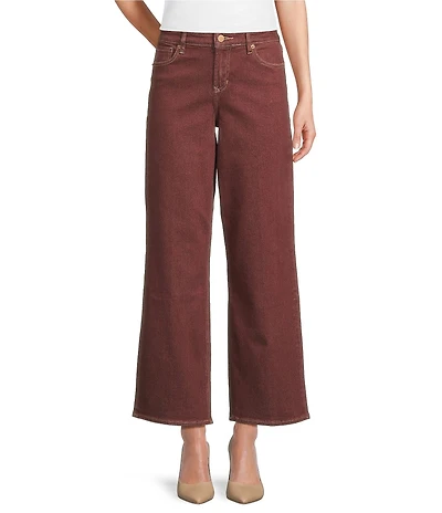 Dear John Taylor Stretch Denim Straight Leg Ankle Length Jeans