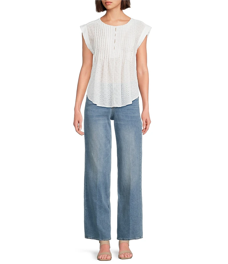 Dear John Taylor Stretch Denim Straight Leg Jeans