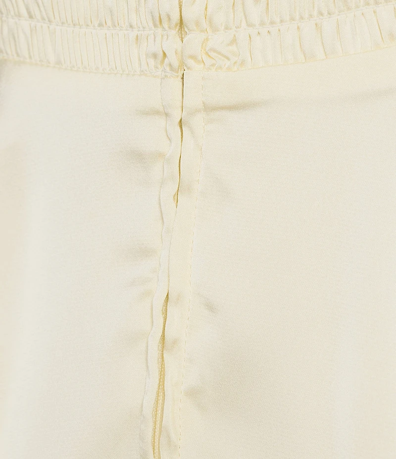 Dear Moon Satin Twist Front Ruffle Tiered Midi Dress