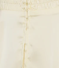 Dear Moon Satin Twist Front Ruffle Tiered Midi Dress