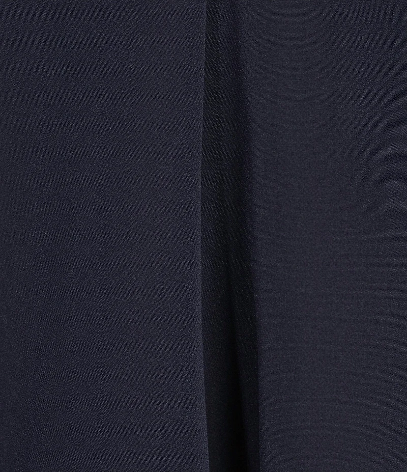 Dear Moon Scuba Crepe Square Neck Tie Back Dress