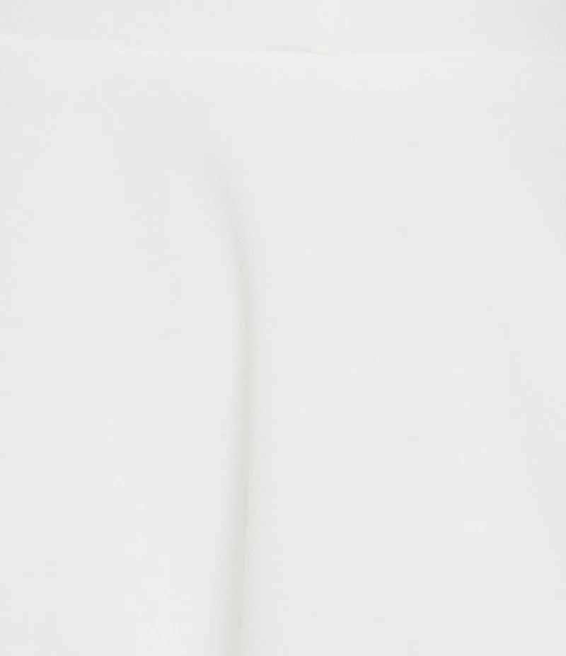 Dear Moon Scuba Crepe Sweetheart Neck Short Sleeve Twist Back Double Tier Dress