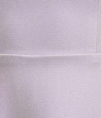 Dear Moon Scuba Spaghetti Strap Square Neck Tie Back Double Ruffle Dress