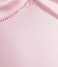 Dear Moon Sweetheart Neck Twist Front Tie Shoulder Long Dress