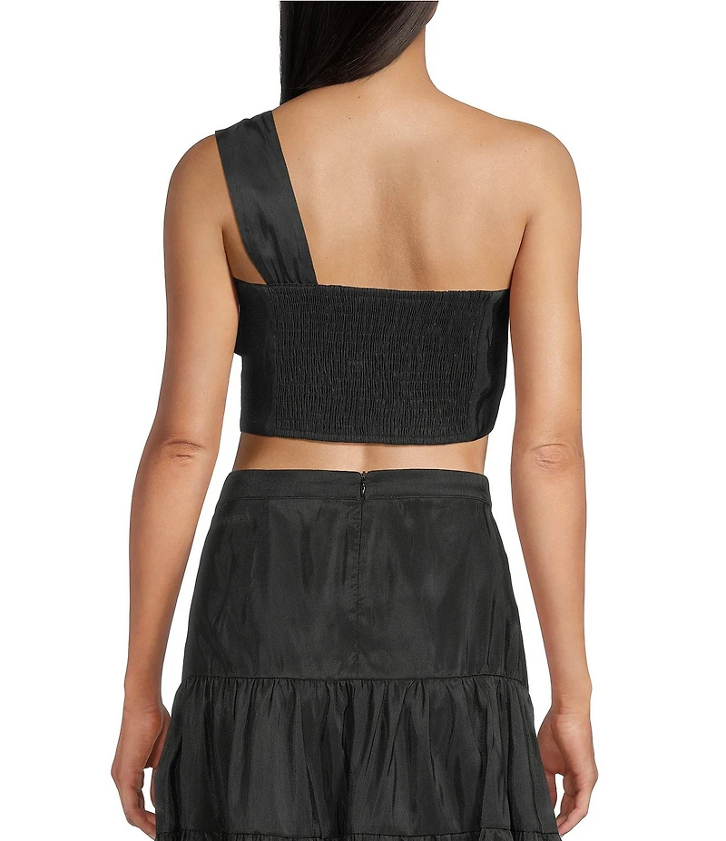 Dee Elly Big Bow One Shoulder Coordinating Top