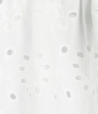 Dee Elly Eyelet Scallop Sleeveless Box Top