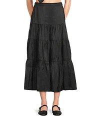 Dee Elly Coordinating Taffeta Maxi Skirt