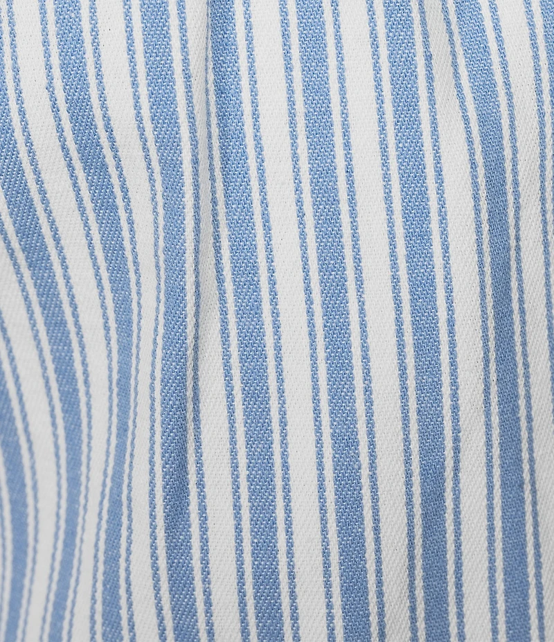 Dee Elly Poplin Stripe Coordinating Micro Shorts