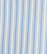 Dee Elly Sleeveless Poplin Stripe Coordinating Crop Top