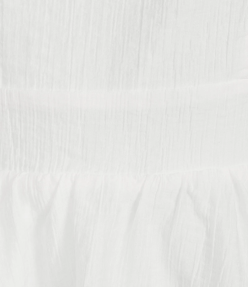 Dee Elly Square Neck Flutter Sleeve Romper