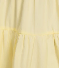 Dee Elly Square Neck Sleeveless Bow Fit & Flare Dress