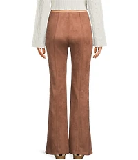 Dee Elly Suede Wide Leg Pants