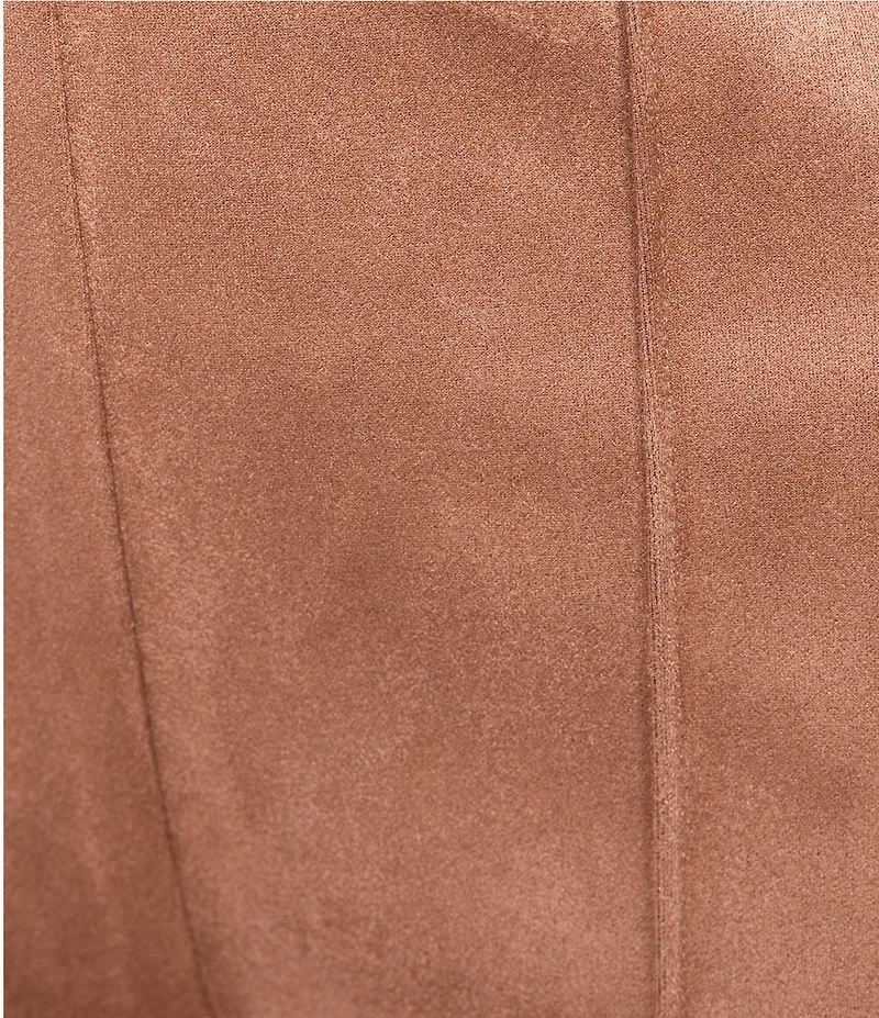 Dee Elly Suede Wide Leg Pants