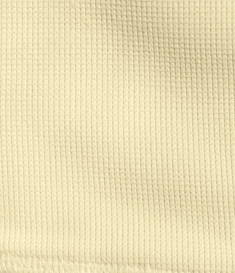 Dee Elly Waffle Knit Ruffle Scoop Neck Coordinating Top