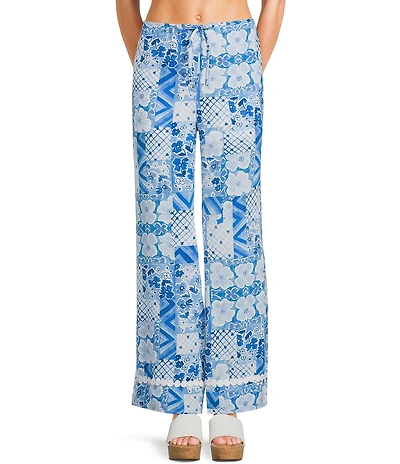 Dee Elly Wide Leg Drawstring Pants