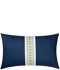 Dee Ocleppo Embroidered Chevron Decorative Breakfast Pillow
