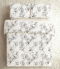 Dee Ocleppo Inked Floral Print Mini Comforter Set