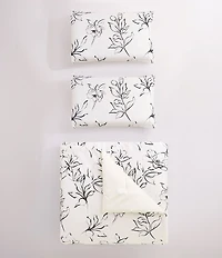 Dee Ocleppo Inked Floral Print Mini Comforter Set