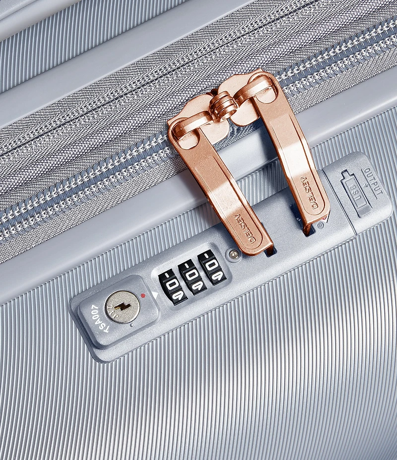 Delsey Paris Cruise 3.0 Expandable 20#double; Carry-On Spinner Suitcase