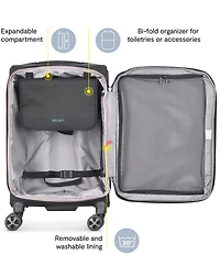 Delsey Paris Helium DLX Carry-On Plus Expandable Spinner