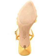 Deltan Aria Satin Jewel Ornament Dress Sandals