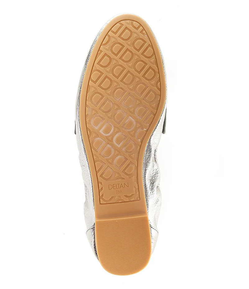 Deltan James Leather Logo Hardware Loafers